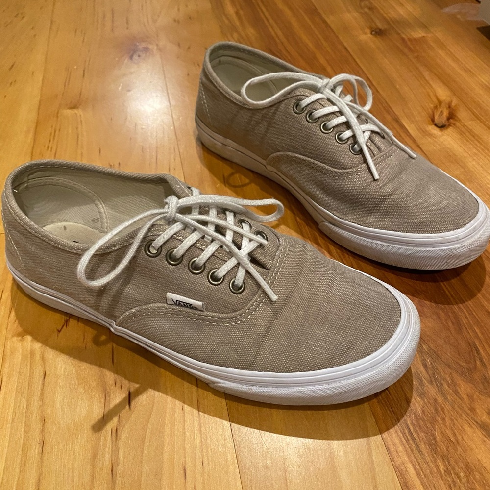 Tan Authentic Vans